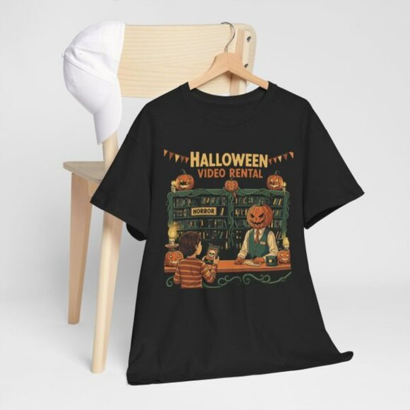 Halloween Video Rental Classic T Shirt - Picture 3 of 6